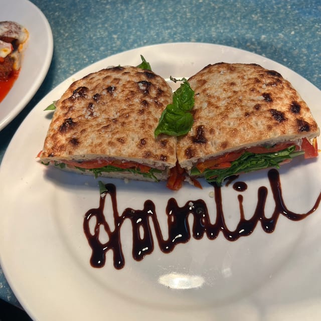 Chicken Milanese Panini.